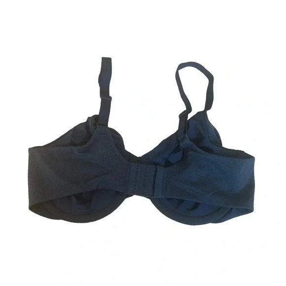 WACOAL INSIDE JOB UNDERWIRE Full Coverage BRA 855345 Navy WOMEN'S SIZE 34DD - Picture 2 of 3